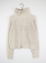 2WAYハイネックニットジップアップ / Two-way high-neck knit zip-up (2color)