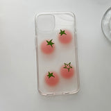 チェリートマトフォーンケース スマホグリップセット
