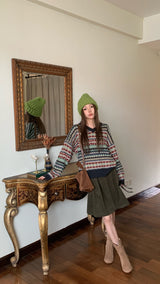 Nordic loose fit knit
