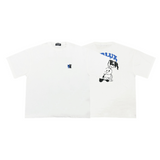 コラボレーションロゴTシャツ / PUBLUX × GRAVER - WHITE