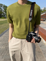 サマーリネンアイスバックバンディングスラックス/Summer linen ice back banding slacks (3 colors)