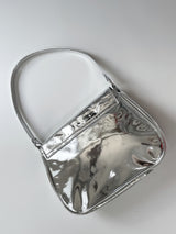 Unique silver shoulder bag 