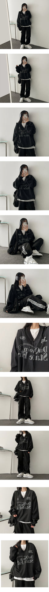 Ticha ラッスルストリングVスウェットシャツ