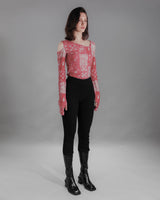 Collage Artwork Sleeve Cut-out Top (6676029702262)
