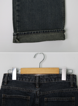 Deep Washing Wide Denim Pants (2color)
