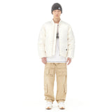 GLOSSY SHORT DOWN PUFFER