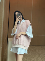 ASCLO Perfect Over Cotton Short Sleeve Shirt (5color)