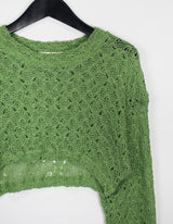 フロンクロップニット/Flon Crop Knit (4color)