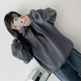 Rishi Boxy Ribbed Zip-Up Sweatshirt