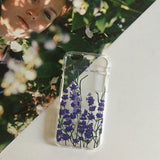 ラベンダーiPhoneケース/Lavender (iPhone) Jelly Case