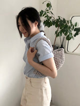 バスケットバッグ/basket bag (gray)