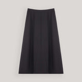 Black Long Wrap Skirts
