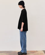 LACE POLO KNIT CARDIGAN (BLACK)