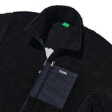 グラフィックフリースジャケット/GRAPHIC FLEECE JACKET BLACK (6698687922294)