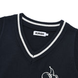 ミドルチェリーⅤネックニットベスト／MIDDLE CHERRY V-NECK KNIT VEST [NAVY]