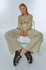 ミリーチャンキーサンダル / MILLY CHUNKY SANDALS_3COLORS