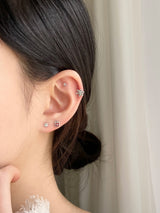 [5 set] red winter christmas piercing set
