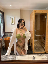 Green bikini