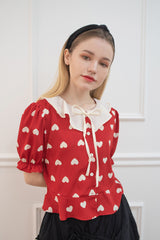 heart shirring blouse (6688674152566)