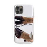 フーエムアイフォーンケース / WHO AM I PHONE CASE (CARD POCKET)