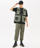 MINI POCKET CARGO JOGGER PANTS (BLACK) (6585151389814)