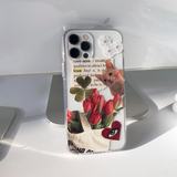 フラワーキャットコラージュフォーンケース / Flower Cat Collage Phone Case