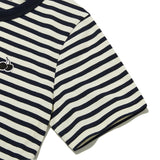 モノチェリーストライプTシャツ / MONO CHERRY STRIPE T-SHIRT [NAVY]