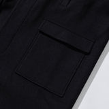 オーバーサイズバルマカーンコート / OVERSIZE BALMACAAN COAT - BLACK
