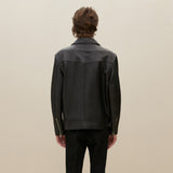 COWHIDE SINGLE RIDER JACKET