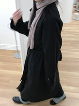 Verliebt high neck long coat