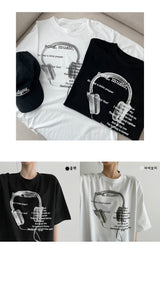 ヘッドセットショートスリーブTシャツ / Headset short sleeve T-shirt