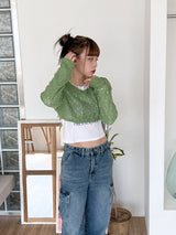 フロンクロップニット/Flon Crop Knit (4color)