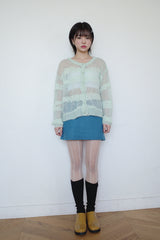 ティンガーニットウェアミニスカート / Tinger knitwear mini sk (3 colors)