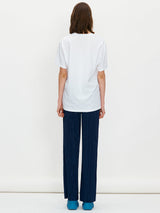 フラワーベースプリントTシャツ / Vase printed tee - White