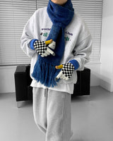 チェスチェックコンビネーショングローブ/MM Chess Check Combination Gloves (2 colors)