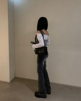 Sand boots cut pants (2colors)