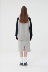 レタリンググラフィックチェリーフーディー／LATTERING GRAPHIC CHERRY HOODIE [MELANGE GRAY]