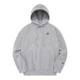 スモールチェリーサイドポケットフーディー／SMALL CHERRY SIDE POCKET HOODIE [MELANGE GRAY]