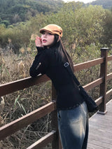 デモリデストロイⅤネックニット