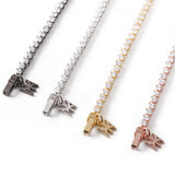 リニアネックレス/Lenia Necklace (rose gold)