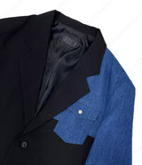 ミニマルブルーカラーリングジャケット/Minimal Blue Coloring Jacket (2 colors)