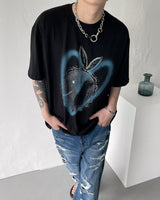ハートラビットプリントショートスリーブ / SO Heart Rabbit Printed Short-Sleeved (4 colors)
