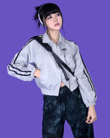 X two way scotch zip-up jumper