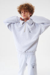 ゴートハーフジップ / Goat Half Zip-up Light melange