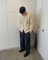 ツイルヘビーナッピングワイドスラックス / twill heavy napping wide slacks 2color