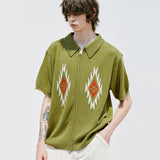 チマヨパターンニットカーディガン / CHIMAYO PATTERN KNIT CARDIGAN BASIL