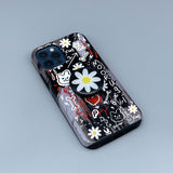 Collage Sketch Bumper Case (BLACK) (6660045504630)