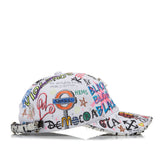 BBD Tweed Cap Hommage Graffiti Ver. (White) (4642340896886)