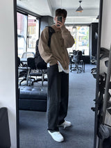 selon daily loosefit kara button cardigan
