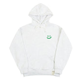 [UNISEX] Small drawing smile white clip hoodie (6658485092470)